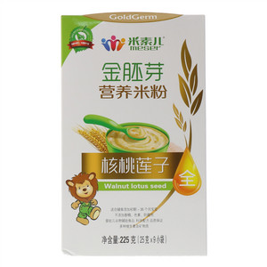 米素儿核桃莲子金胚芽营养米粉