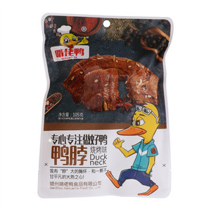 啃佬鸭105克鸭脖-烧烤味