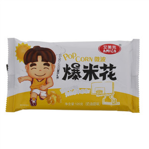 艾美克微波爆米花奶油甜味AMICA  POPCORN 120克