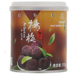 三卓糖水杨梅罐头