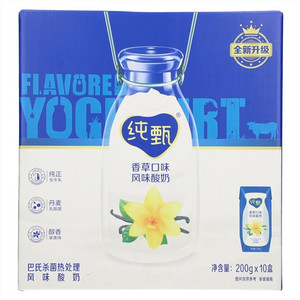蒙牛纯甄香草口味风味酸奶