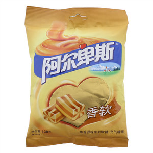 阿尔卑斯焦香源味牛奶软糖