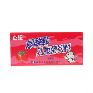 心乐草莓味妙酸乳乳酸菌饮料