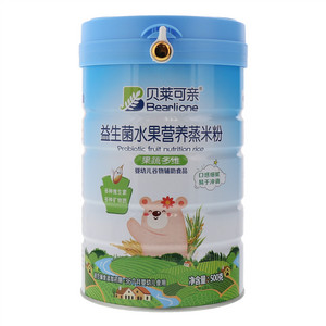 贝莱可亲果蔬多维益生菌水果营养蒸米粉