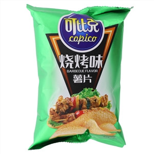 32克可比克薯片烧烤味
