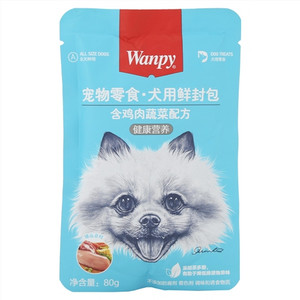 Wanpy宠物零食·犬用鲜封包 含鸡肉蔬菜配方（健康营养）