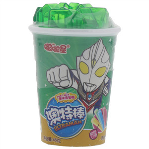 啵啵星苹果味澳特棒吸管糖