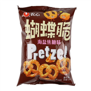 农心海盐焦糖味蝴蝶脆