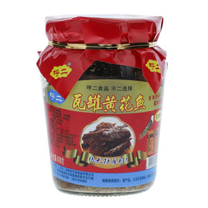 呼二瓦罐黄花鱼（红烧味）408克