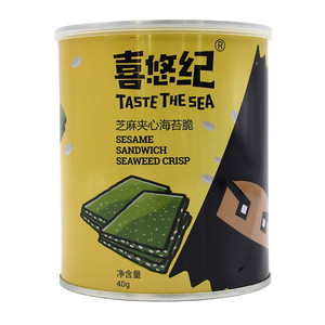 喜悠纪芝麻夹心海苔脆