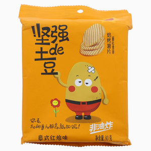 坚强的土豆焙烤薯片