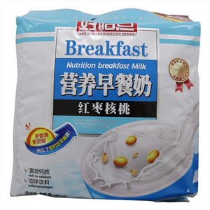 好怡点红枣核桃营养早餐奶