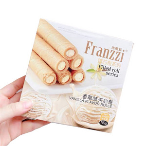 Franzzi法丽兹精选蛋卷系列香草味夹心蛋卷