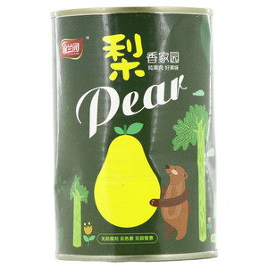 渝兰园糖水梨罐头