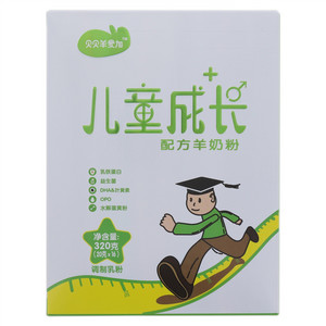 贝贝羊爱加儿童成长配方羊奶粉