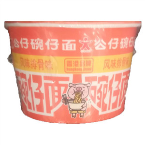 公仔迷你碗面-排骨风味（ 油炸方便面）