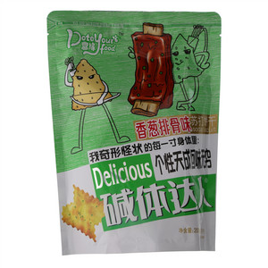 鼎缘碱体达人香葱排骨味苏打饼干
