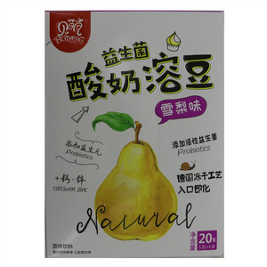 贝萌益生菌酸奶溶豆-雪梨味（固体饮料）