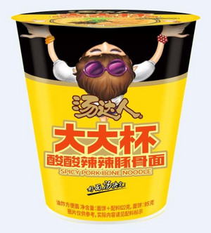 汤达人大大杯酸酸辣辣豚骨面