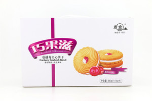 巧果滋蔓越莓夹心饼干660g