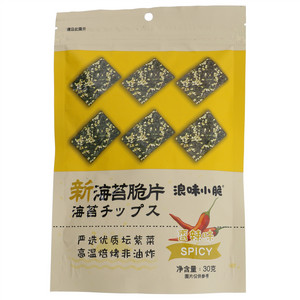 浪味小脆香辣味海苔脆片