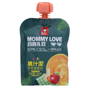 甄爱俏妈咪苹果香蕉味果汁泥