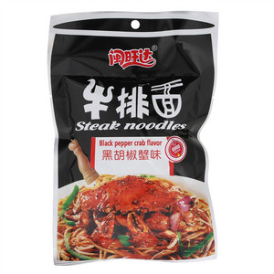 闽旺达黑胡椒蟹味牛排面（油炸型膨化食品）
