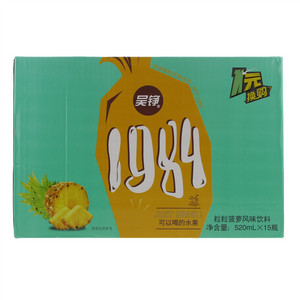吴铮粒粒菠萝风味饮料