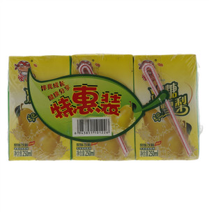 荣氏爱泡泡冰糖雪梨梨味饮料(特惠装)