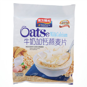南方阳光牛奶加钙燕麦片