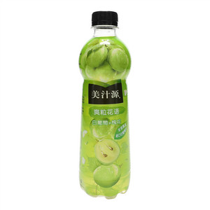 美汁源爽粒花语槐花风味葡萄汁饮料