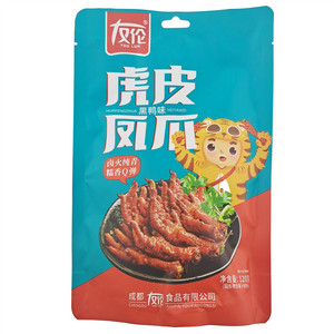 友伦黑鸭味虎皮凤爪