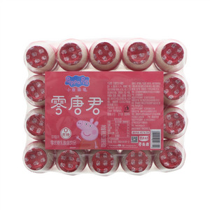小猪佩奇零唐君草莓味零蔗糖乳酸菌饮品