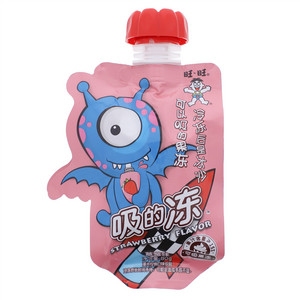 旺旺吸的冻可吸果冻（草莓味）