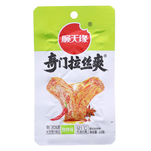 顺天缘奇门拉丝爽烧烤味（大豆蛋白制品）