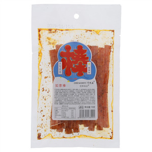 优零食品香辣味如意棒-棒（挤压糕点）