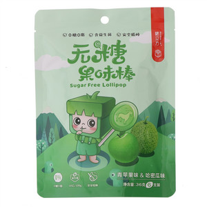 糖立方青苹果味&哈密瓜味无糖果味棒