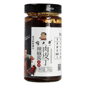 霍大哥香辣肉皮丁辣椒酱