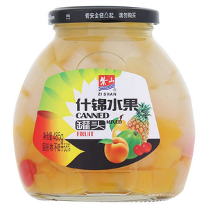 紫山什锦水果罐头