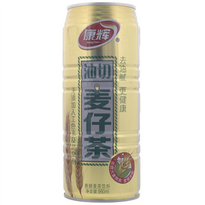 康辉油切麦仔茶饮料