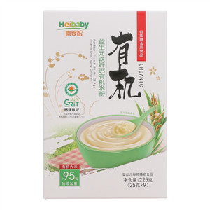 喜婴智益生元铁锌钙有机米粉
