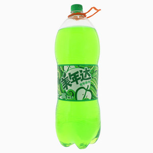 美年达青苹果味果味型汽水