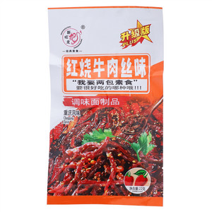 新旺龙红烧牛肉丝味调味面制品