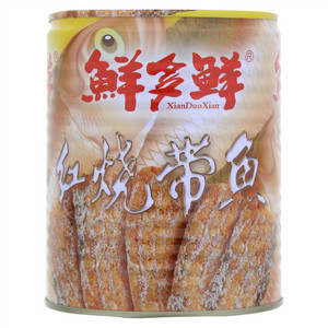 鲜多鲜红烧带鱼罐头