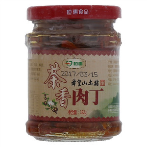 恒惠茶香肉丁182g