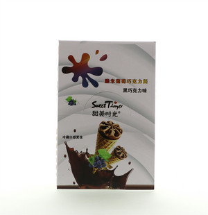 甜美时光黑巧克力味脆米葡萄巧克筒
