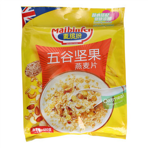 麦缤纷五谷坚果燕麦片