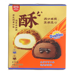 和路雪泡芙冰淇淋厚乳阿华田四支装 4X240ML(200G)