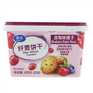 惠宜蓝莓味提子纤麦饼干