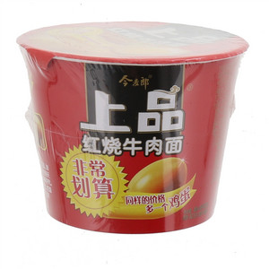 今麦郎上品红烧牛肉面方便面